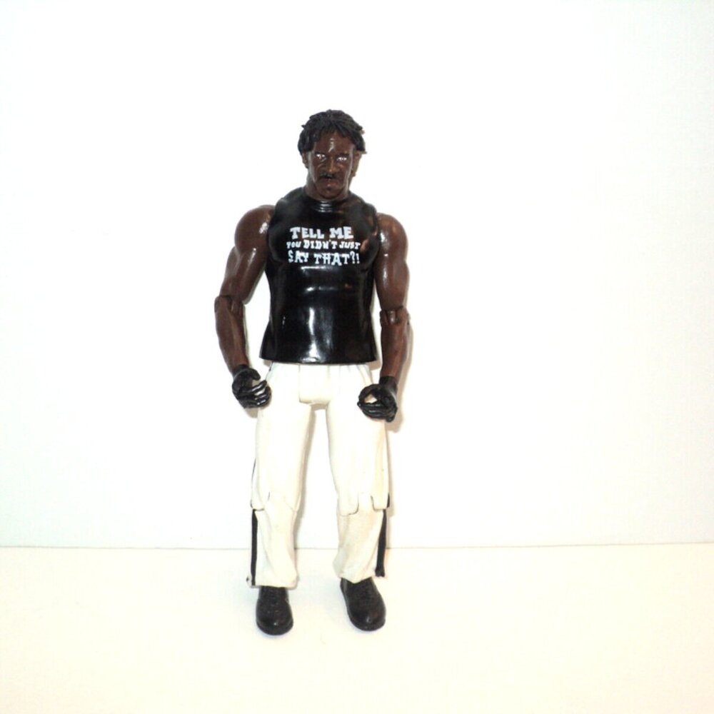 Booker T R3 Wrestling Figure Tell Me You Didn't Just Say That 2001 WWF WWE Jakks - Picture 1 of 4